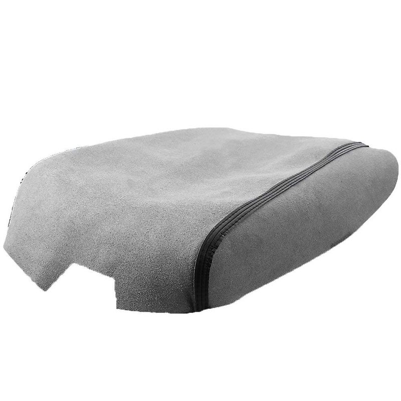 DSkoiph Center Console Lid Armrest Cover Leather Fit for Toyota Tundra 2007-2011 2012-2013 Bucket Seat Black Leather Part Only - Image 4